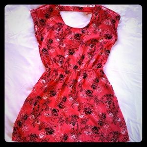 💗Candies Pink Floral Mini Dress with Pockets💗